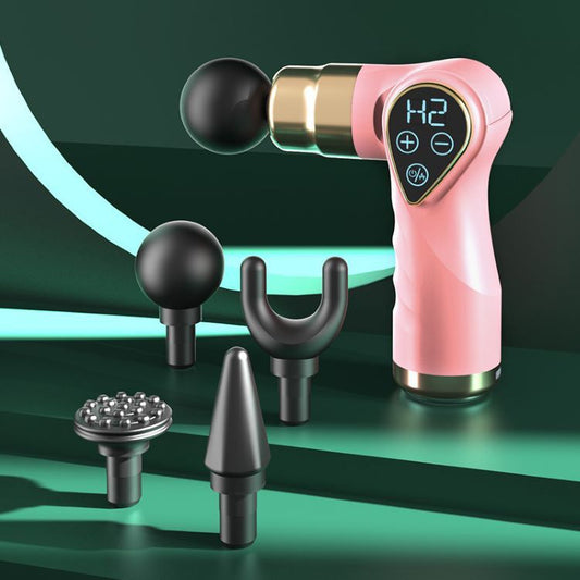 Hot Compress Folding Massage Gun Massage Gun Muscle-relaxing Tool Electric Massager Household