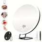 Rotating LED Makeup Mirror with Charging Fill Light & Bracket