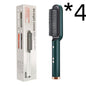 2-in-1 Hair Straightener & Curling Hot Comb – Negative Ion Brush