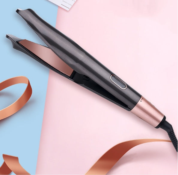 2-in-1 Hair Straightener & Crimper – Wet/Dry Styling Tool