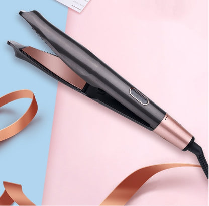 2-in-1 Hair Straightener & Crimper – Wet/Dry Styling Tool