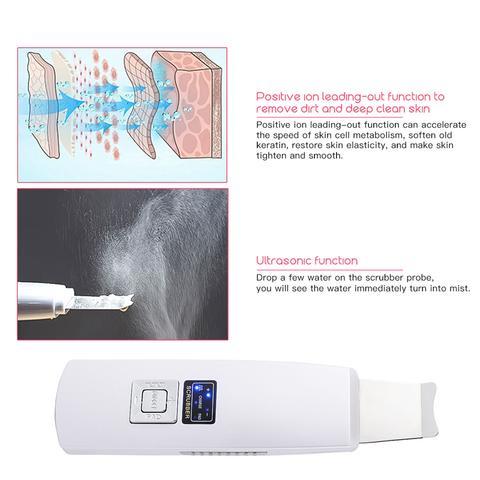 Ultrasonic Skin Scrubber – Blackhead & Acne Removal Facial Cleanser