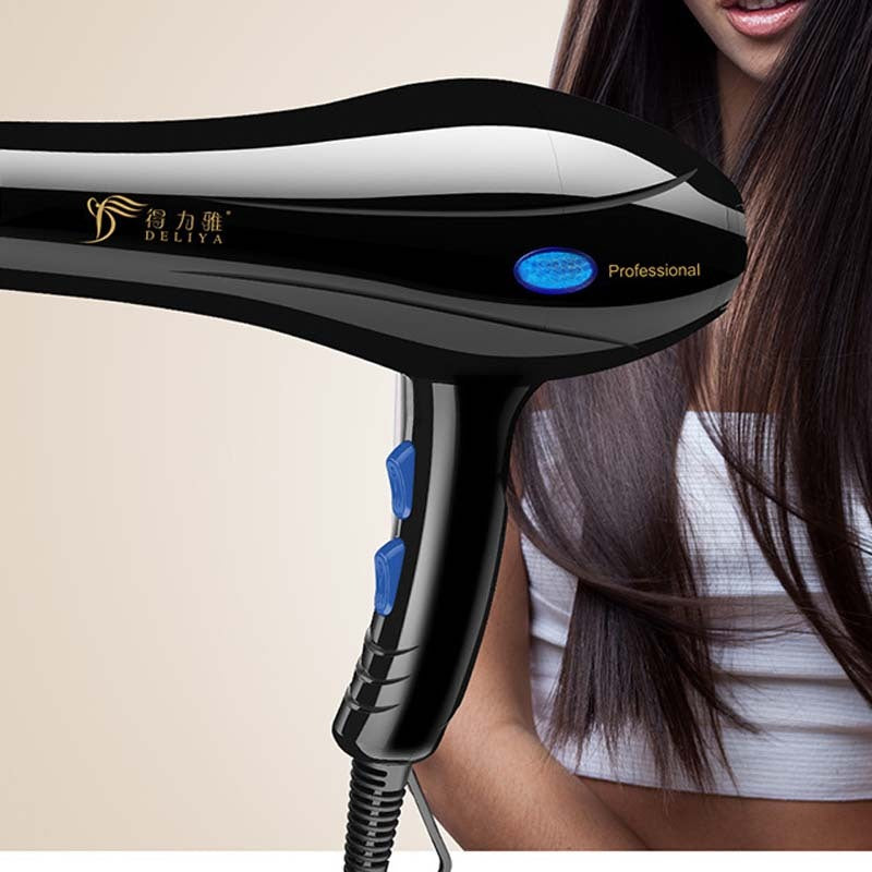 High-Power Negative Ion Hair Dryer – Blue Light Technology