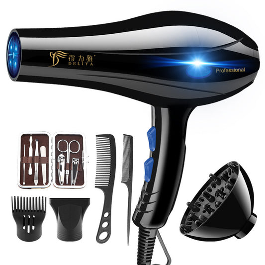 High-Power Negative Ion Hair Dryer – Blue Light Technology