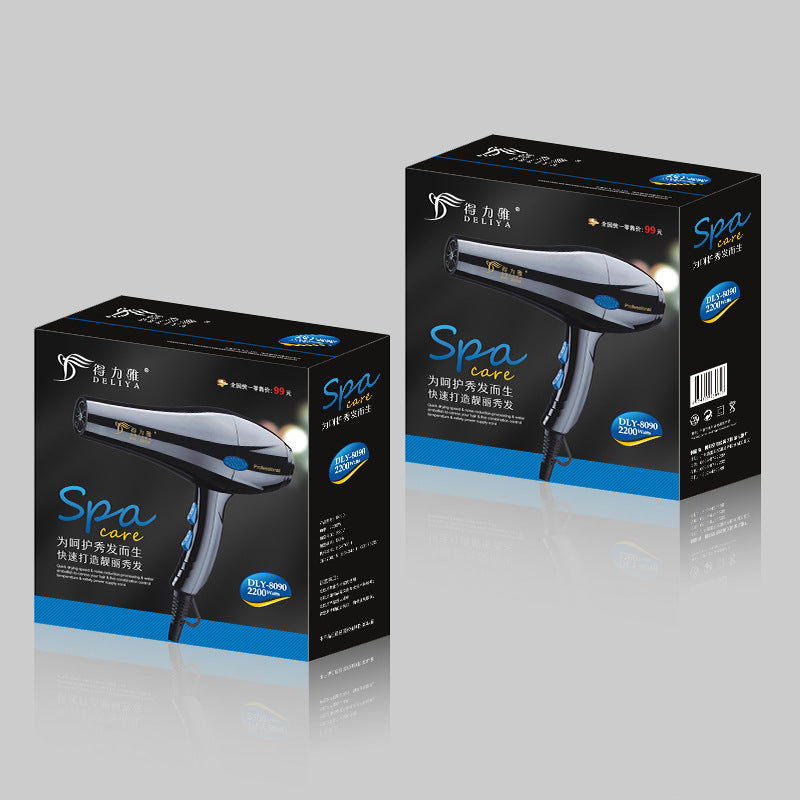 High-Power Negative Ion Hair Dryer – Blue Light Technology