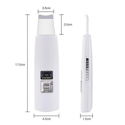 Ultrasonic Skin Scrubber – Blackhead & Acne Removal Facial Cleanser
