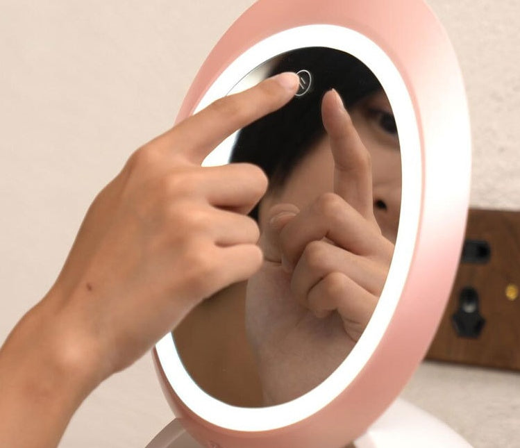 LED Makeup Mirror – Bright & Adjustable Lighting