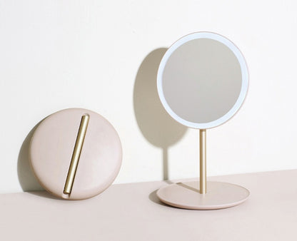 LED Folding Make-up Mirror – Portable & Bright