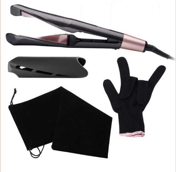 2-in-1 Hair Straightener & Crimper – Wet/Dry Styling Tool
