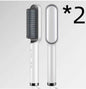 2-in-1 Hair Straightener & Curling Hot Comb – Negative Ion Brush
