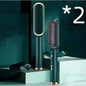 2-in-1 Hair Straightener & Curling Hot Comb – Negative Ion Brush