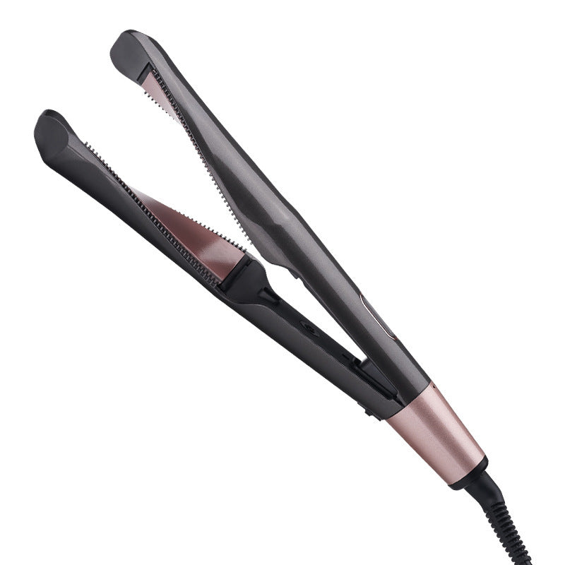 2-in-1 Hair Straightener & Crimper – Wet/Dry Styling Tool