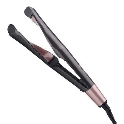 2-in-1 Hair Straightener & Crimper – Wet/Dry Styling Tool
