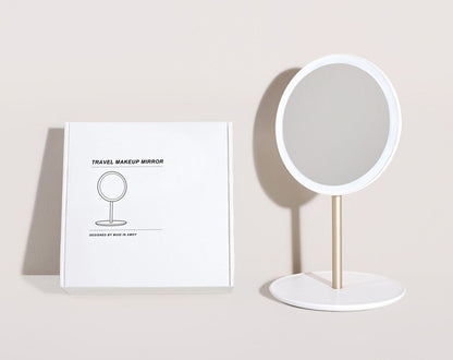 LED Folding Make-up Mirror – Portable & Bright