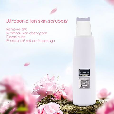 Ultrasonic Skin Scrubber – Blackhead & Acne Removal Facial Cleanser