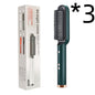 2-in-1 Hair Straightener & Curling Hot Comb – Negative Ion Brush
