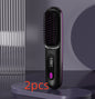2-in-1 Wireless Hair Straightener & Curler Brush