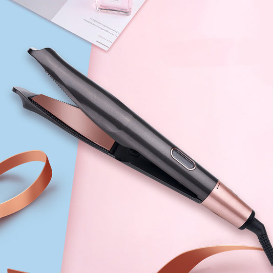 2-in-1 Hair Straightener & Crimper – Wet/Dry Styling Tool
