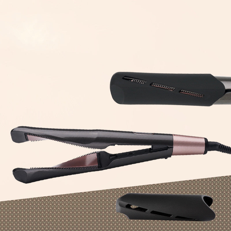 2-in-1 Hair Straightener & Crimper – Wet/Dry Styling Tool