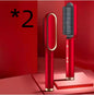 2-in-1 Hair Straightener & Curling Hot Comb – Negative Ion Brush
