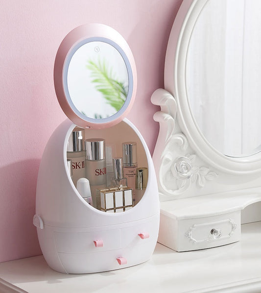 LED Makeup Mirror – Bright & Adjustable Lighting