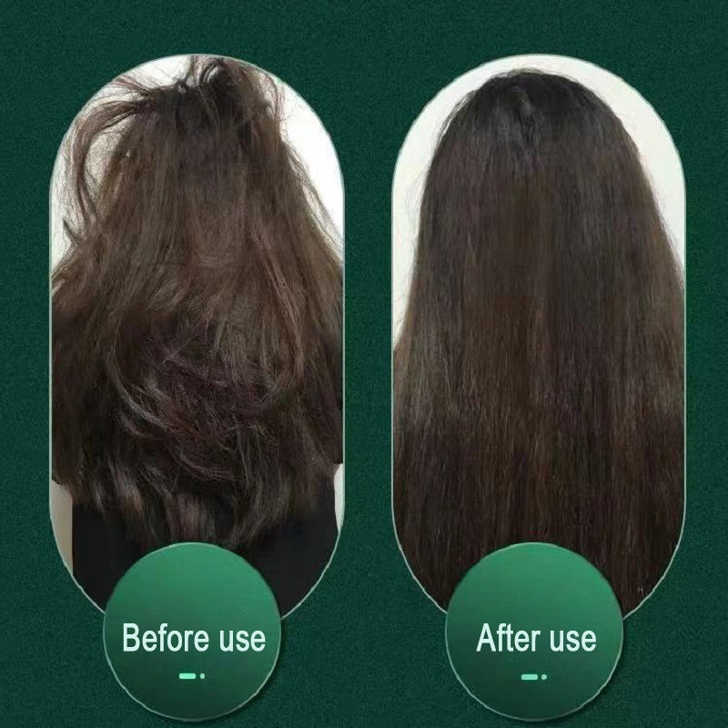 2-in-1 Hair Straightener & Curling Hot Comb – Negative Ion Brush
